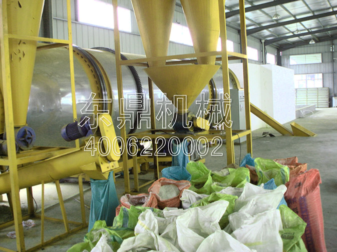 啤酒糟烘干機運行現場