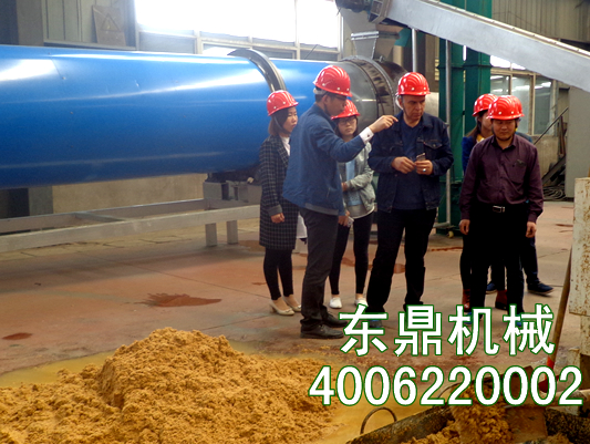 酒糟麩皮烘干機生產現場